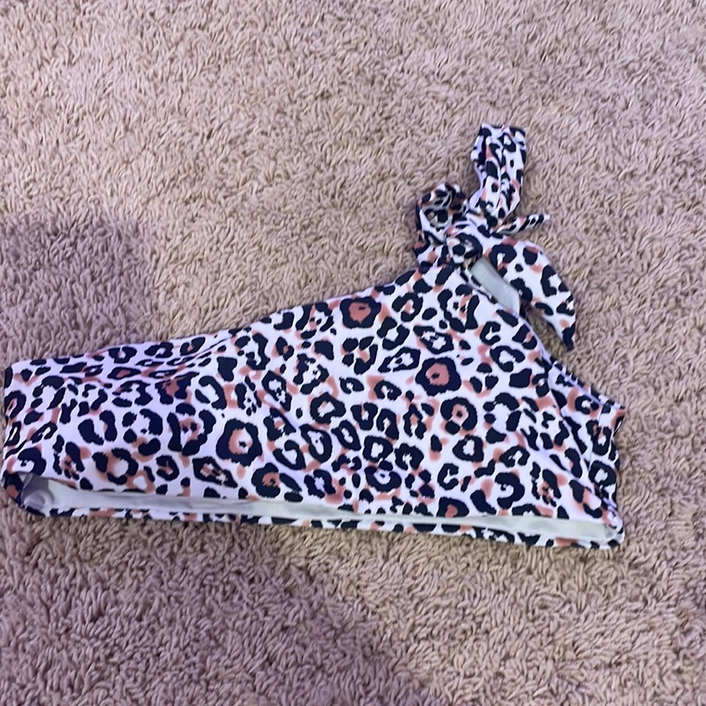 cheetah print bikini top